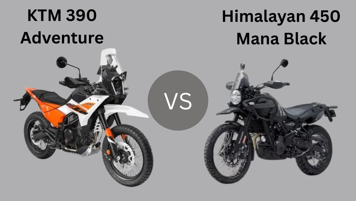 KTM 390 Adventure vs Himalayan 450 Mana Black