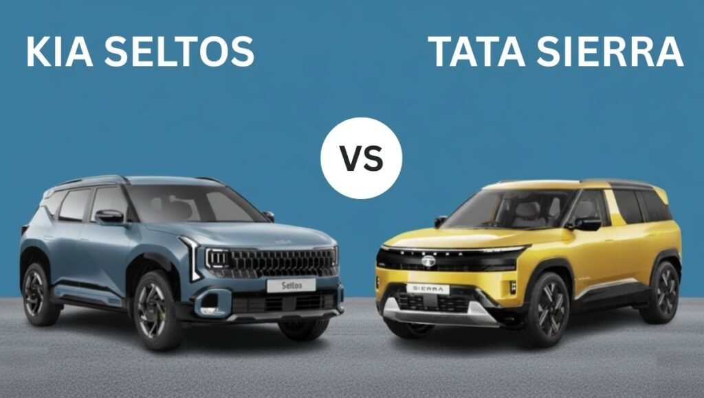 KIA SELTOS 2026 vs TATA SIERRA 2025
